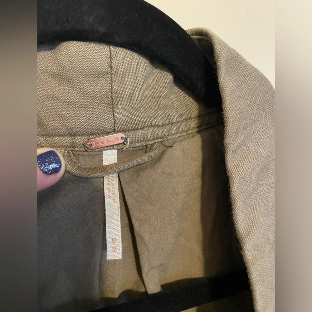 Free People In Our Nature Cargo Jacket size M - Picture 3 of 7